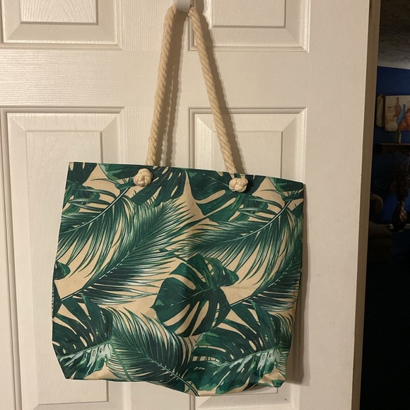 Tote Bag Ulta On Island Time Canvas Rope Handles Beach Cruise Vacation - Picture 2 of 9